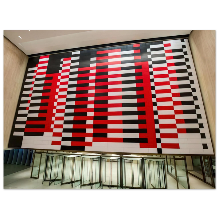 Josef Albers - MANHATTAN 1963 75x100 cm / 30x40inches Fine Art Poster