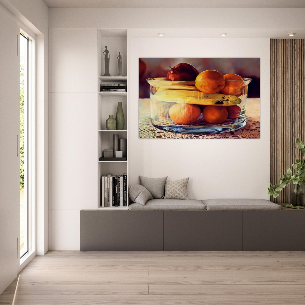Bowl’d Banana - 1981 - Mary Pratt Art Prints - 100x150 cm / 40x60″ inches | Mary Pratt Poster | Mary Pratt Prints