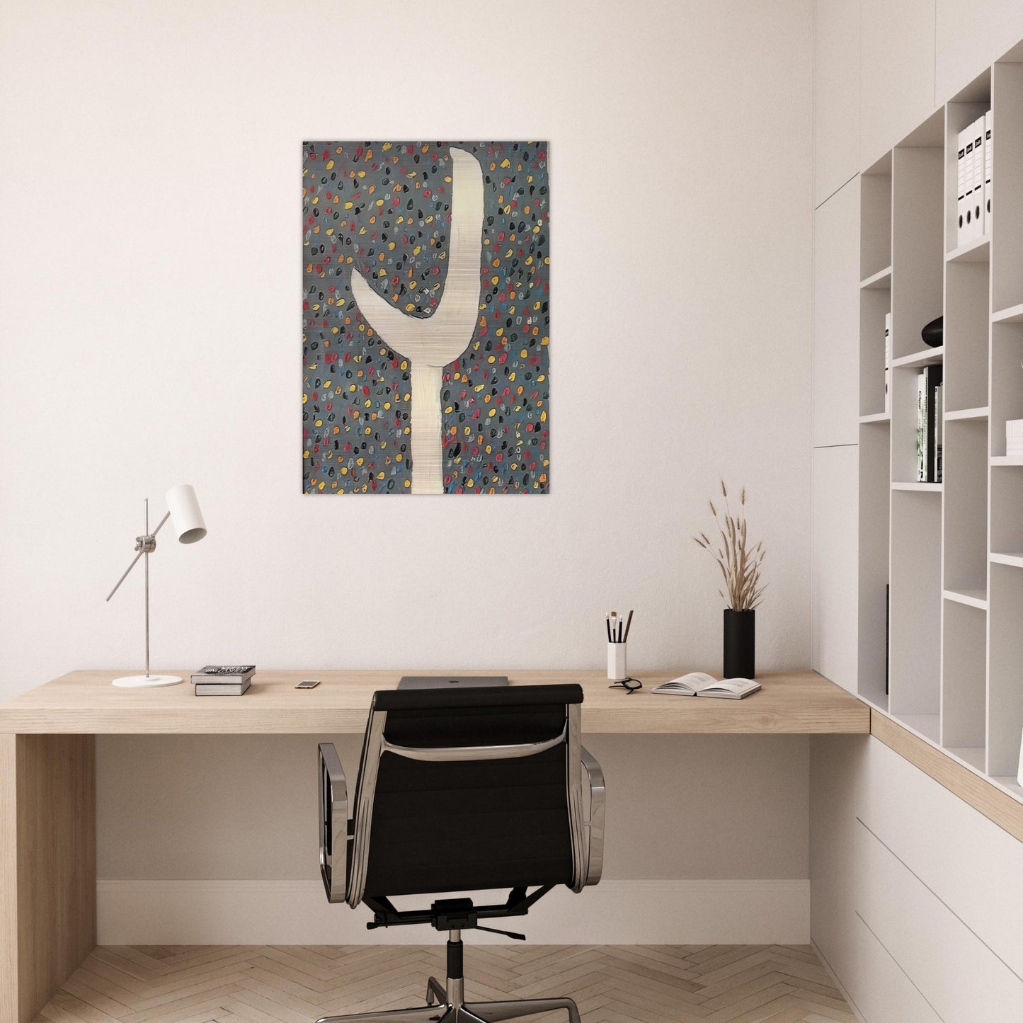 Tab Tied to the Moon Film - 1957 - Forrest Bess Brushed Aluminum Print - 70x100 cm / 28x40 inches | Forrest Bess Aluminum Print | Forrest Bess Prints