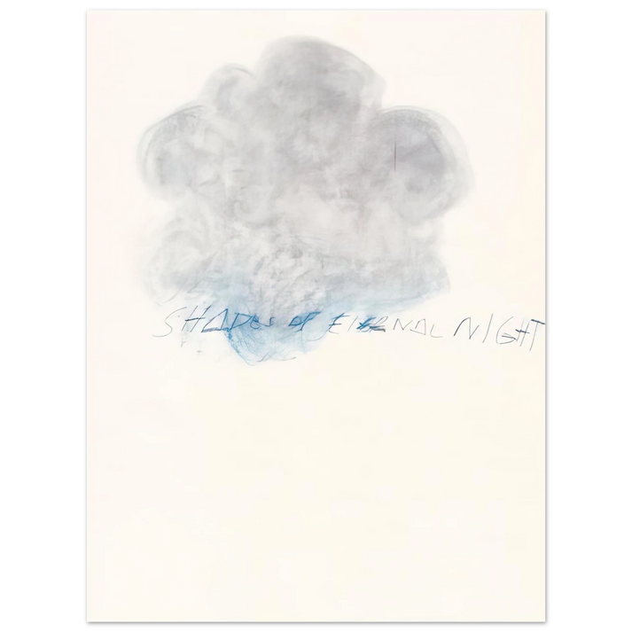 Cy Twombly - Fifty Days at Iliam. Shades of Eternal Night 75x100 cm / 30x40inches Fine Art Poster