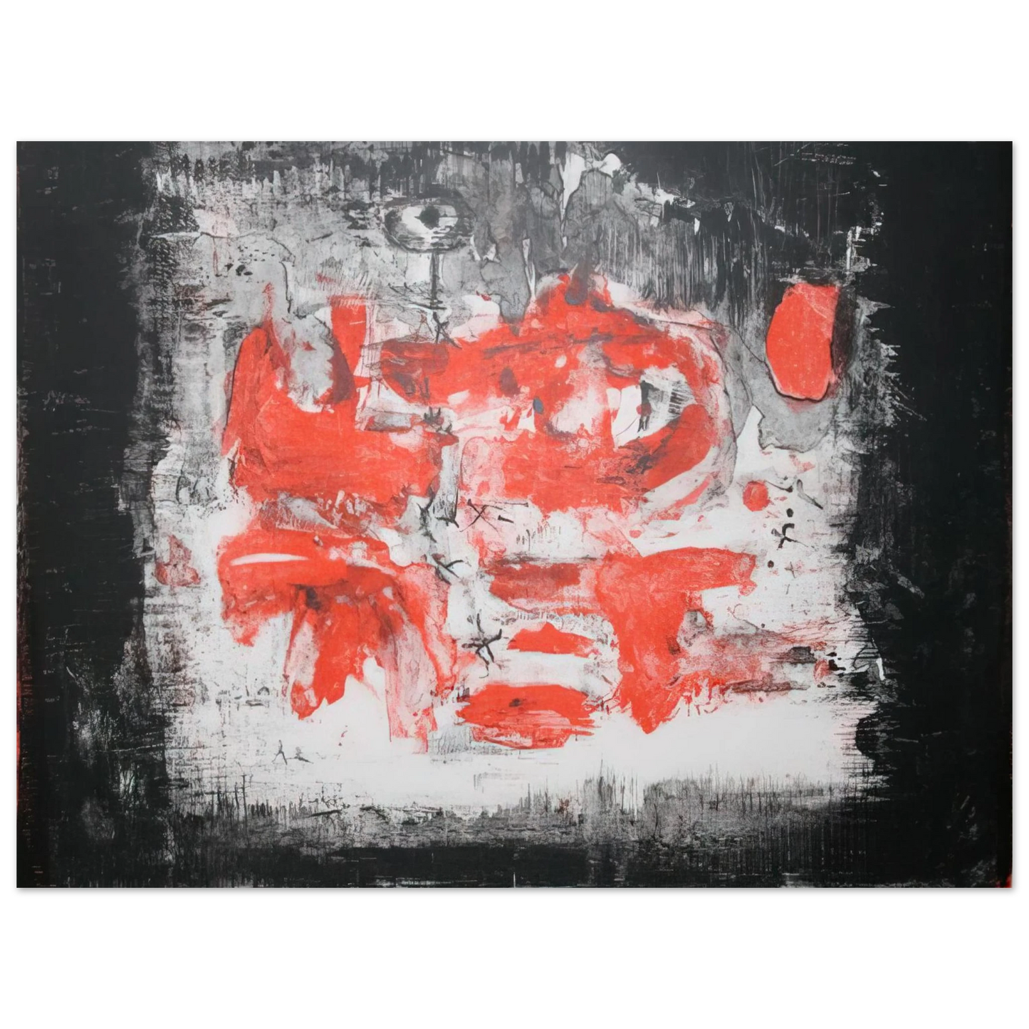 Zao Wou-Ki - UNTITLED 1956 1 75x100 cm / 30x40inches Fine Art Poster
