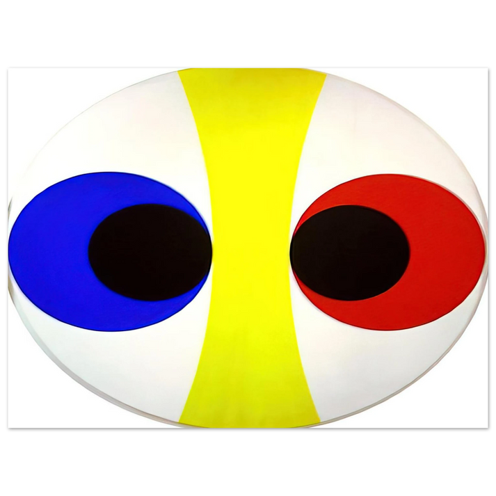 Alexander Liberman - Omicron VII - 1961 75x100 cm / 30x40inches Fine Art Poster