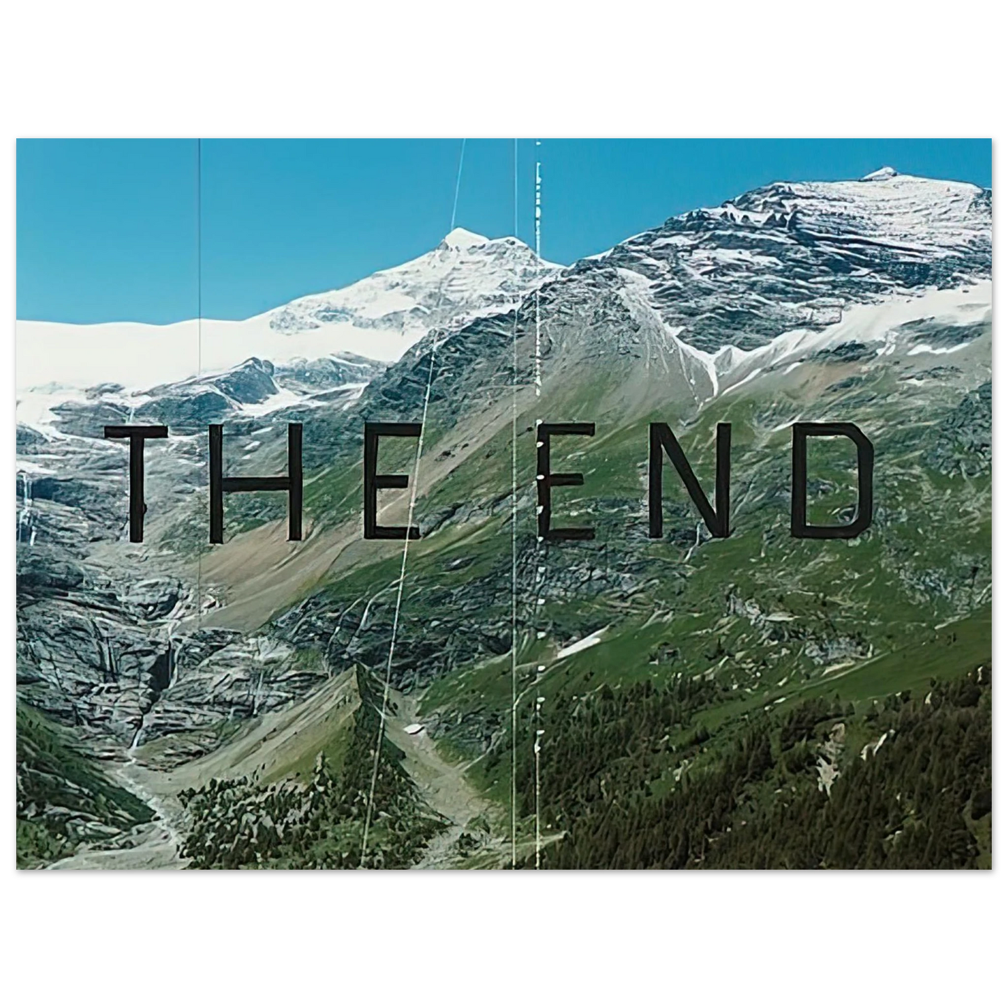 Edward Ruscha - THE END 87 2010 75x100 cm / 30x40inches Fine Art Poster