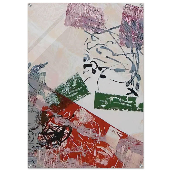 Lithograph 1968 - Jean-Paul Riopelle Acrylic Print - 70x100 cm / 28x40″ inches