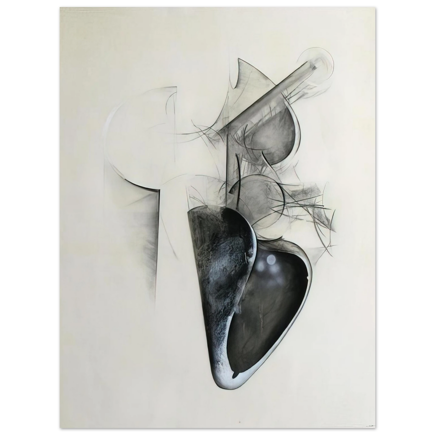 Jay DeFeo - Jay DeFeo/BIG/Untitled Shoetree series 75x100 cm / 30x40inches Fine Art Poster