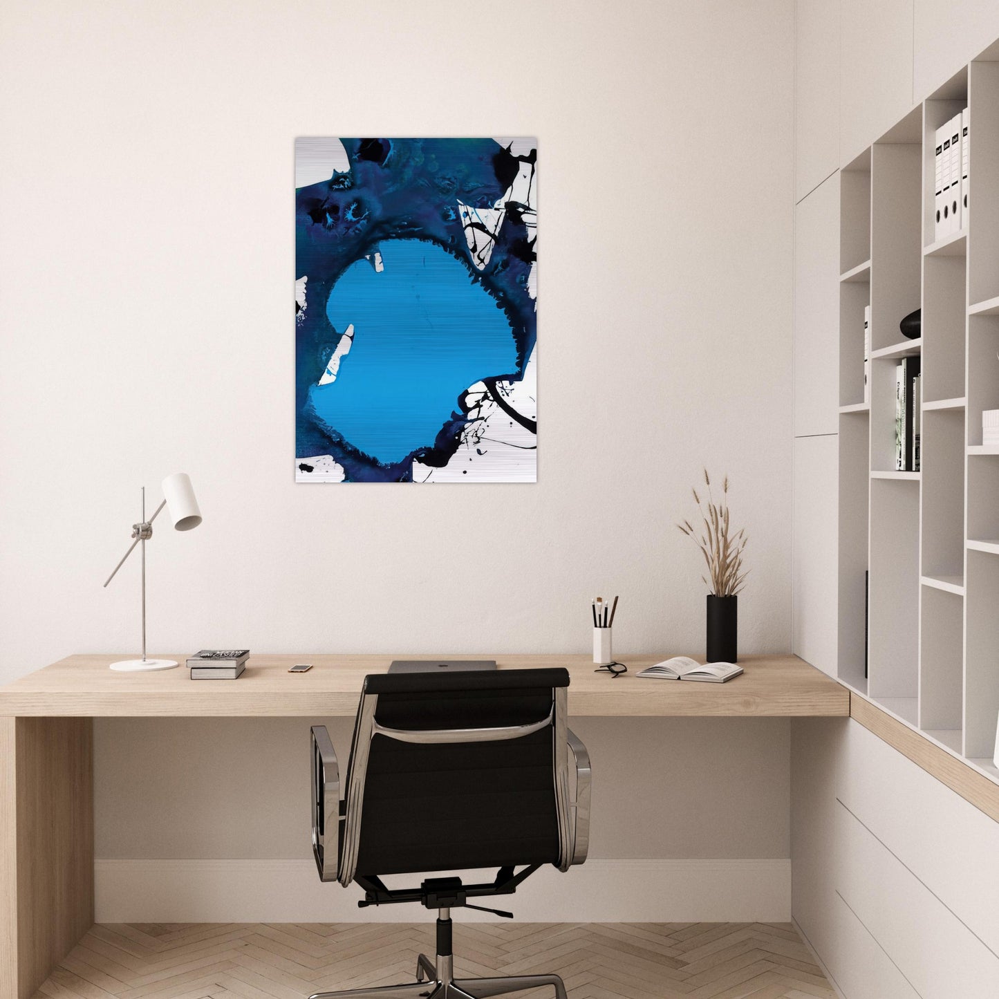 Untitled SFP94-121 SFF 1791 - Sam Francis Brushed Aluminum Print - 70x100 cm / 28x40 inches | Sam Francis Aluminum Print | Sam Francis Prints