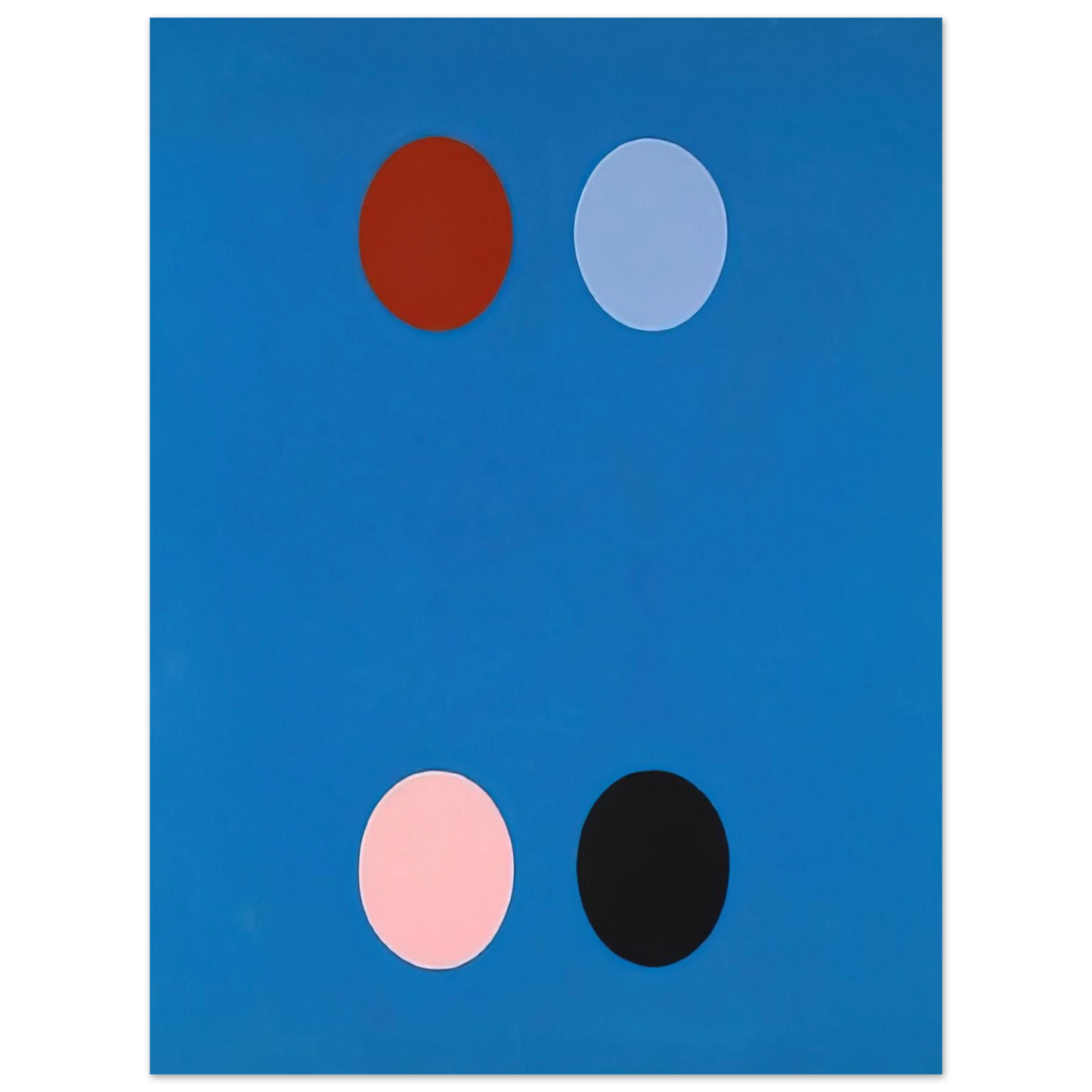 Thomas Downing - France Blue - 1965 75x100 cm / 30x40inches Fine Art Poster