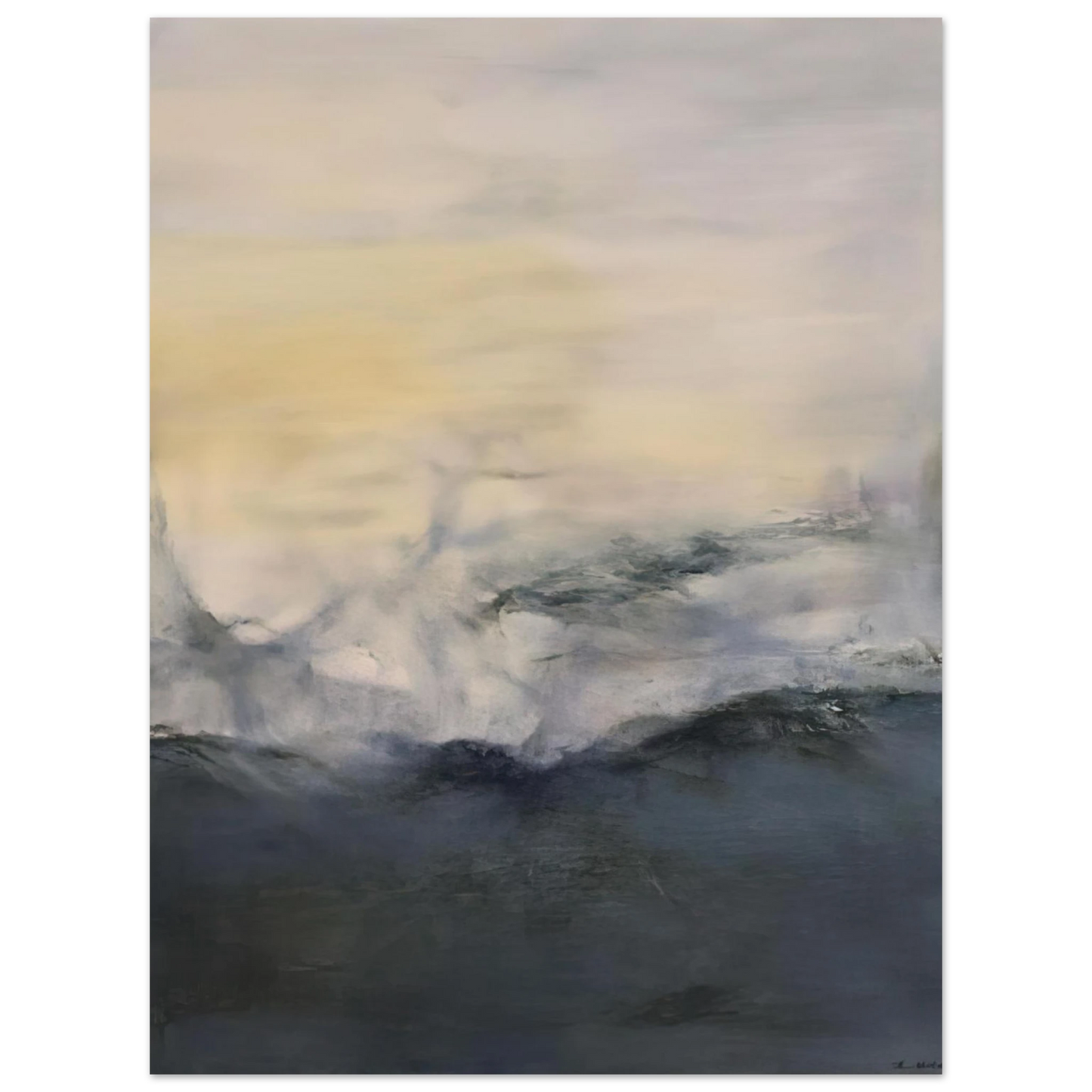 Zao Wou-Ki - 15 11 2001 2001 75x100 cm / 30x40inches Fine Art Poster