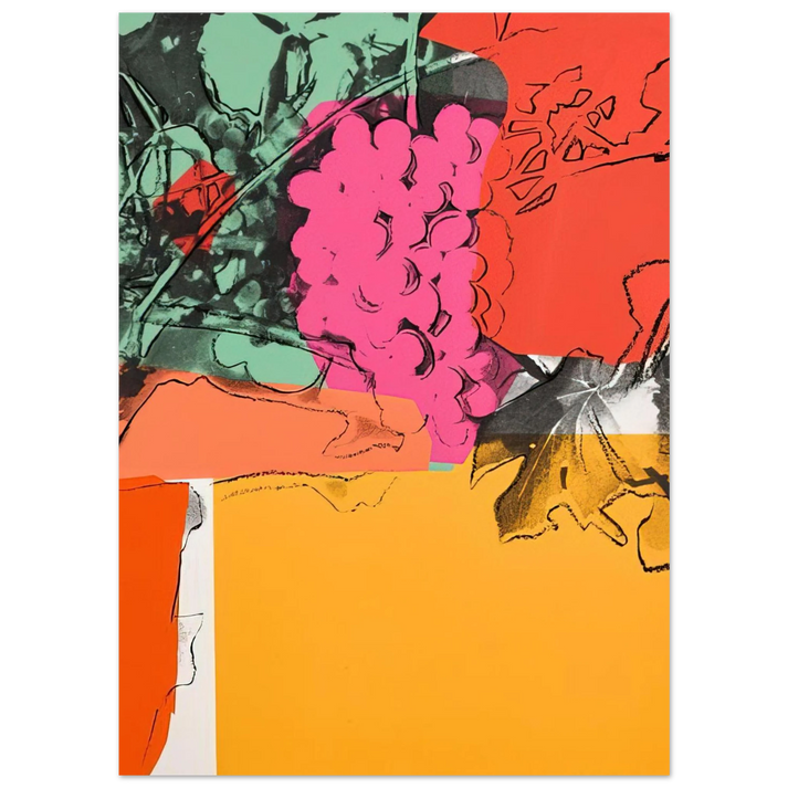 Andy Warhol - Grapes #1 Fine Art Poster