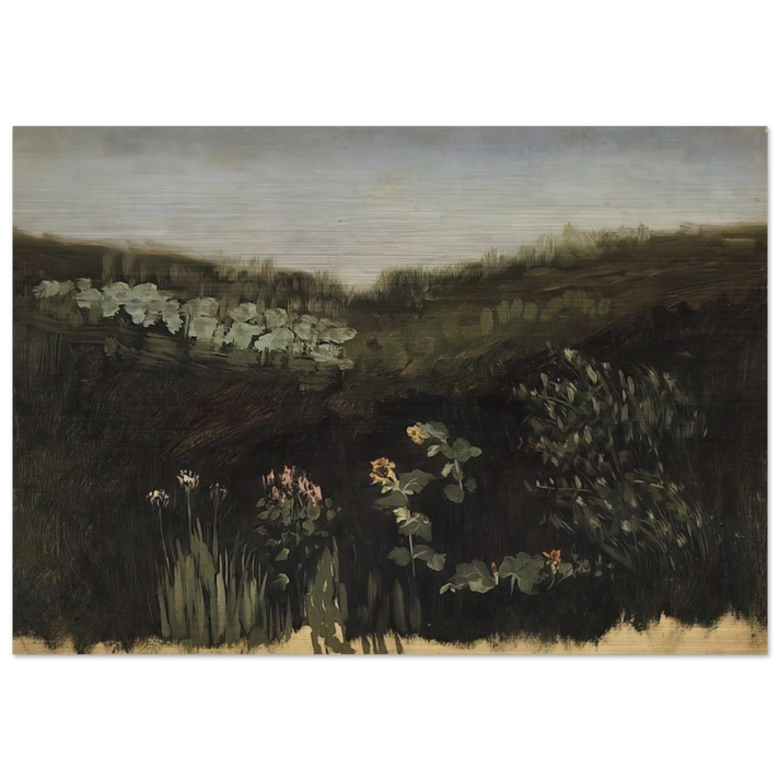 Sunflowers. Crimea - Arkhyp Kuindzhi Brushed Aluminum Print - 70x100 cm / 28x40 inches | Arkhyp Kuindzhi Aluminum Print | Arkhyp Kuindzhi Prints
