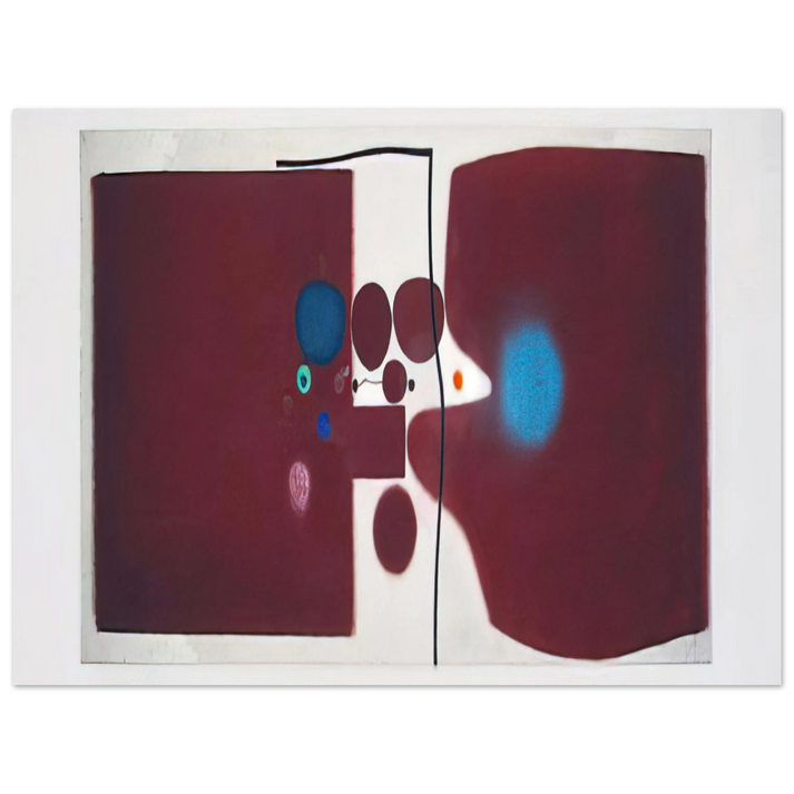 Victor Pasmore - BROWN SYMPHONY 1979 75x100 cm / 30x40inches Fine Art Poster