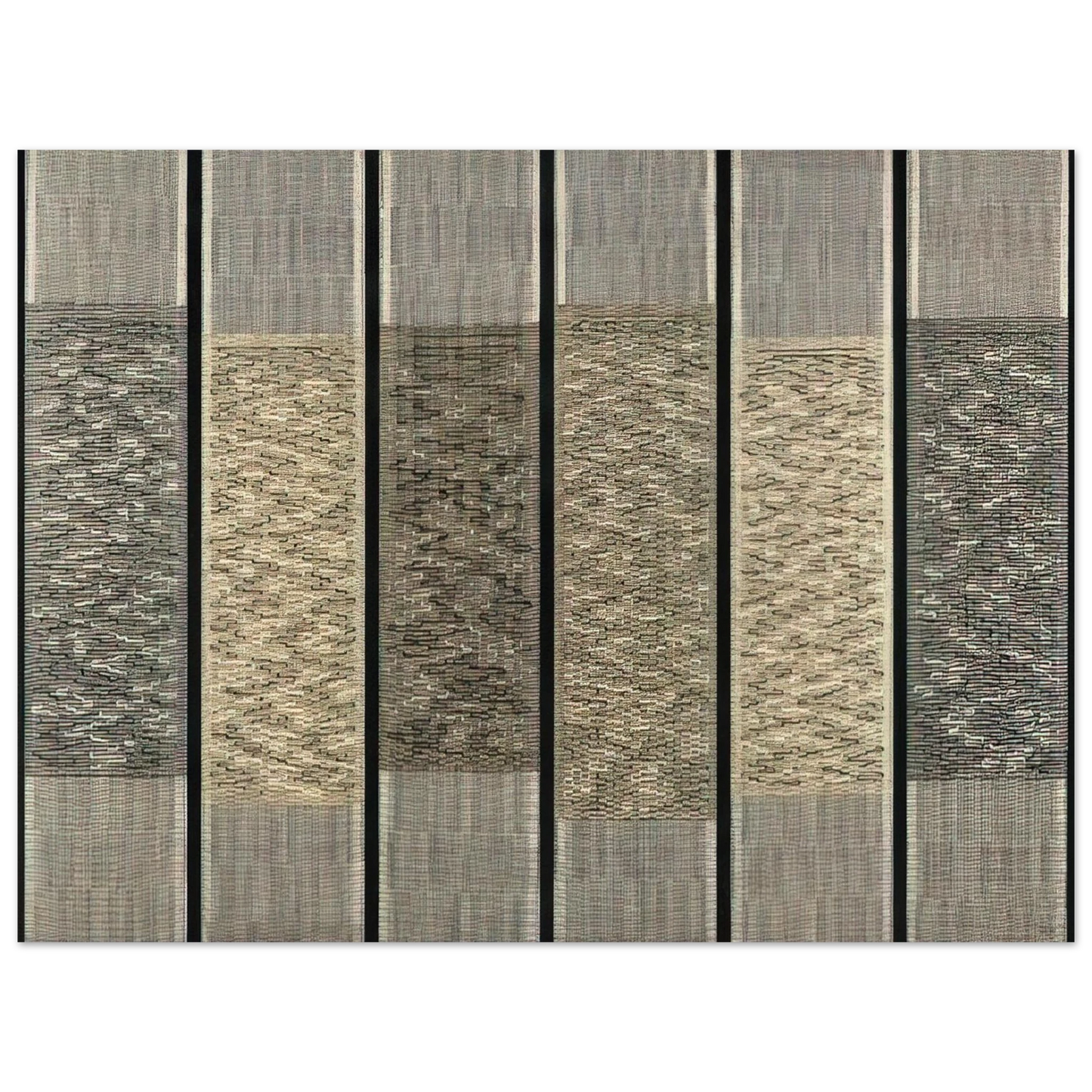 Anni Albers - SIX PRAYERS 1965 75x100 cm / 30x40inches Fine Art Poster