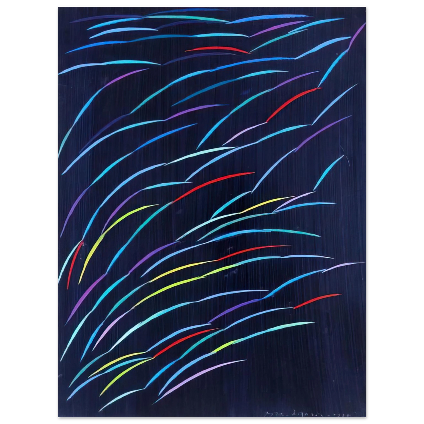 Piero Dorazio - Untitled - 1998 75x100 cm / 30x40inches Fine Art Poster