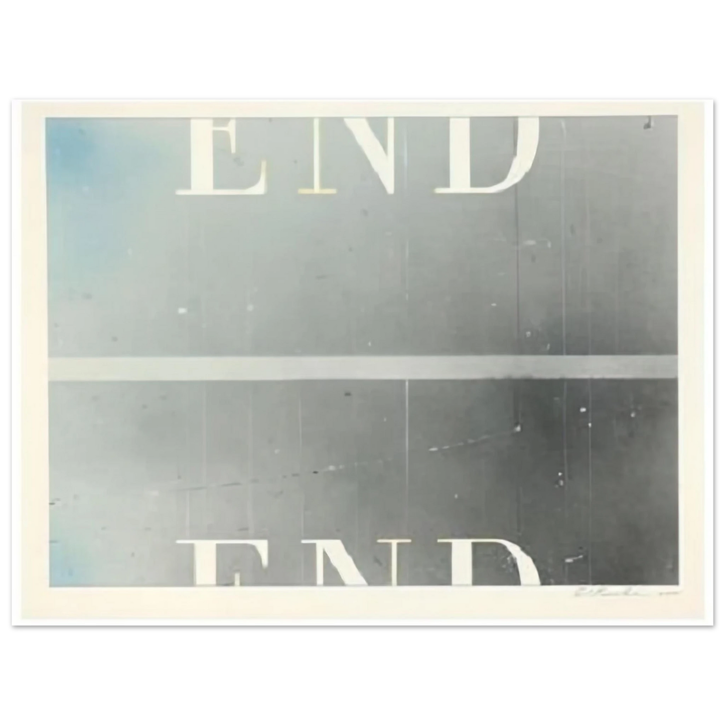 Edward Ruscha - THE END 53 75x100 cm / 30x40inches Fine Art Poster