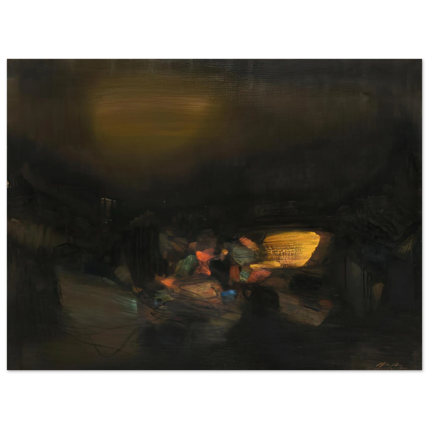 Chu teh Chun - 4 AVRIL 1979 75x100 cm / 30x40inches Fine Art Poster
