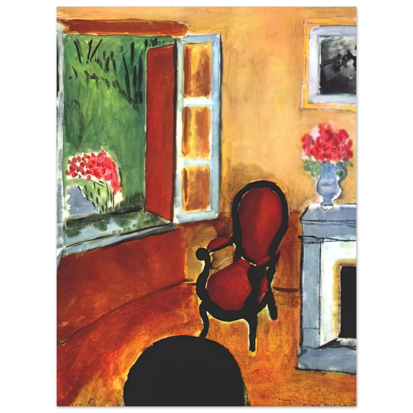 Henri Matisse - INTERIOR 1940 75x100 cm / 30x40inches Fine Art Poster