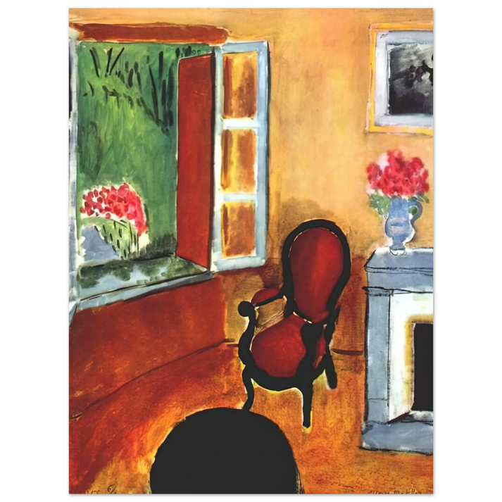 Henri Matisse - INTERIOR 1940 75x100 cm / 30x40inches Fine Art Poster