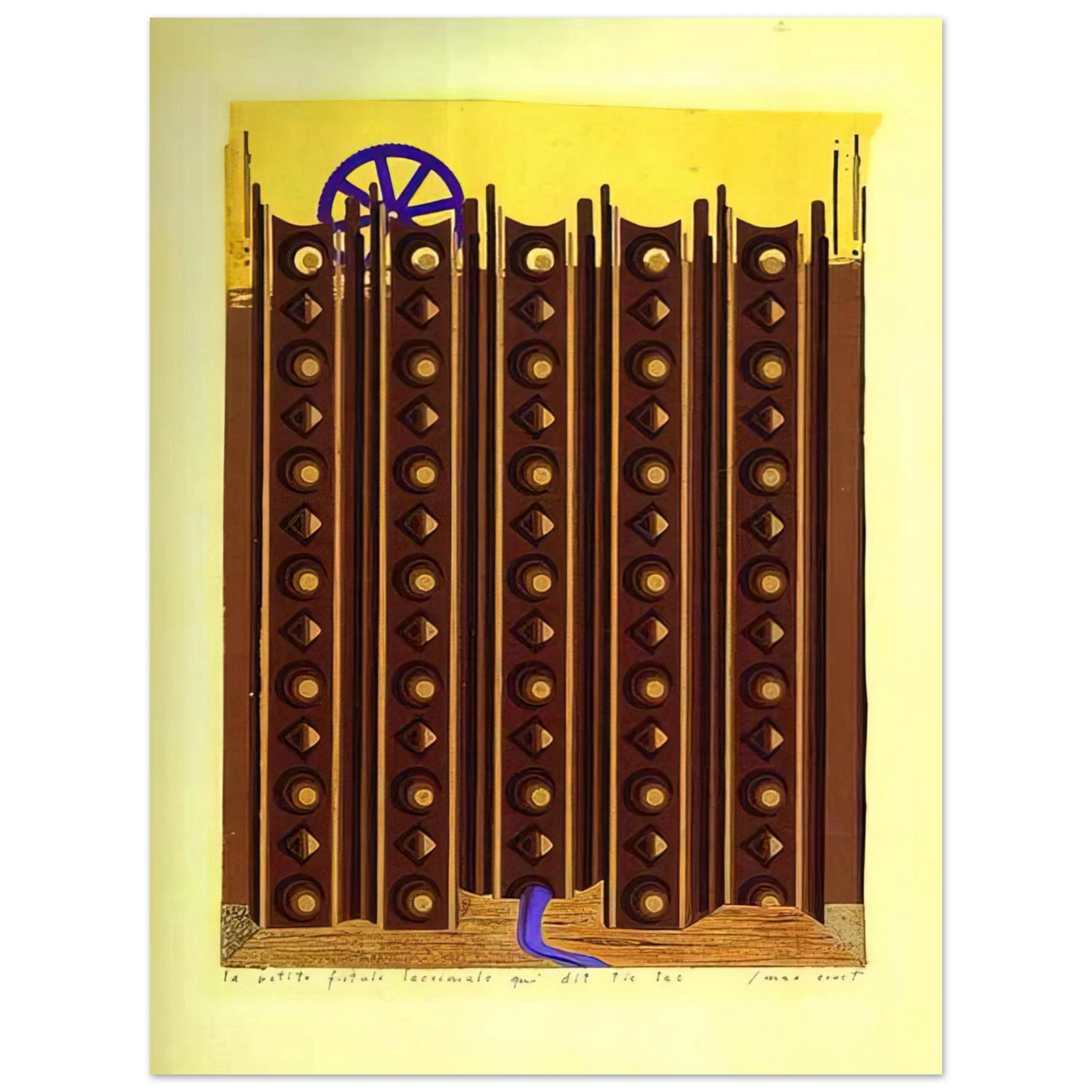 Max Ernst - The Small Fistule That Says Tic Tac 75x100 cm / 30x40inches Fine Art Poster