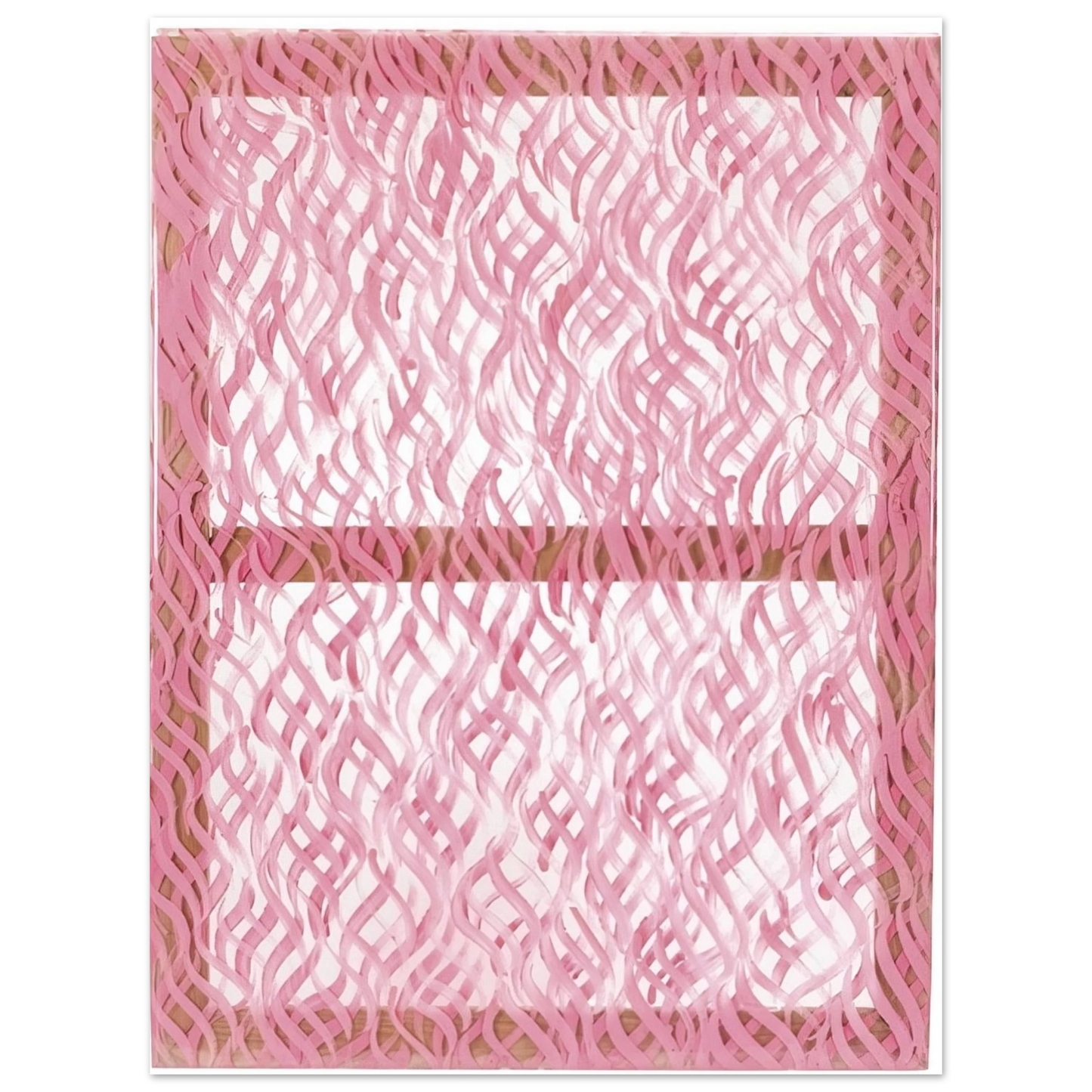 Carla Accardi - Segni rosa - 1967 75x100 cm / 30x40inches Fine Art Poster