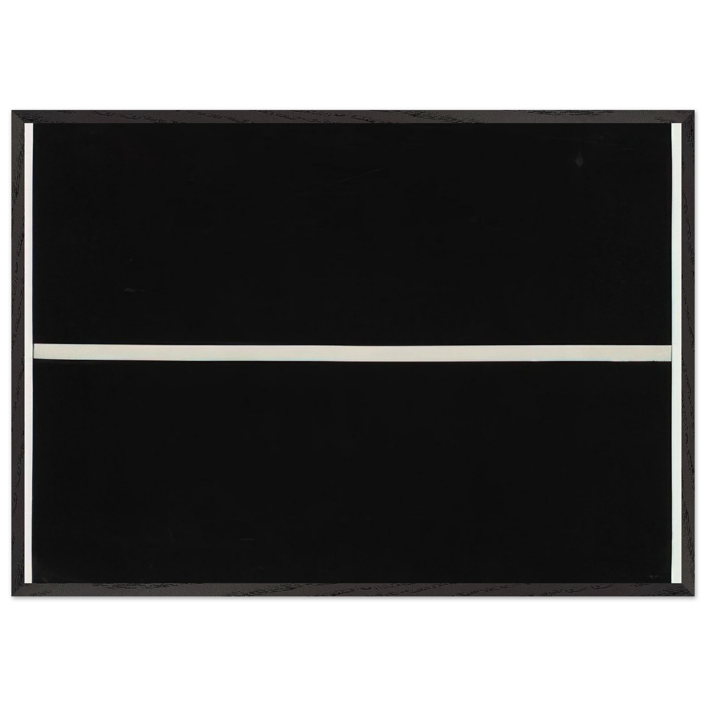 Horizontal Band - Ellsworth Kelly 70x100 cm / 28x40 inches Framed Art Print – Black Wooden Frame