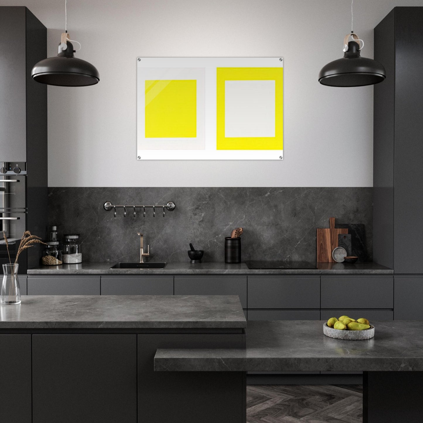 Untitled Cadmium Yellow Light - 1990 - Donald Judd Acrylic Print - 70x100 cm / 28x40″ inches | Donald Judd Wall Art | Donald Judd Prints