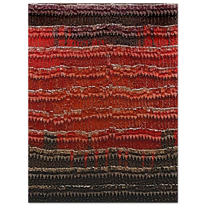 Arman - Chief's Blanket - 1989 75x100 cm / 30x40inches Fine Art Poster