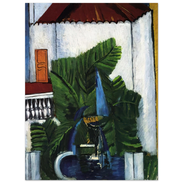 Raoul Dufy - FOUNTAIN IN AVIGNON 1913 75x100 cm / 30x40inches Fine Art Poster