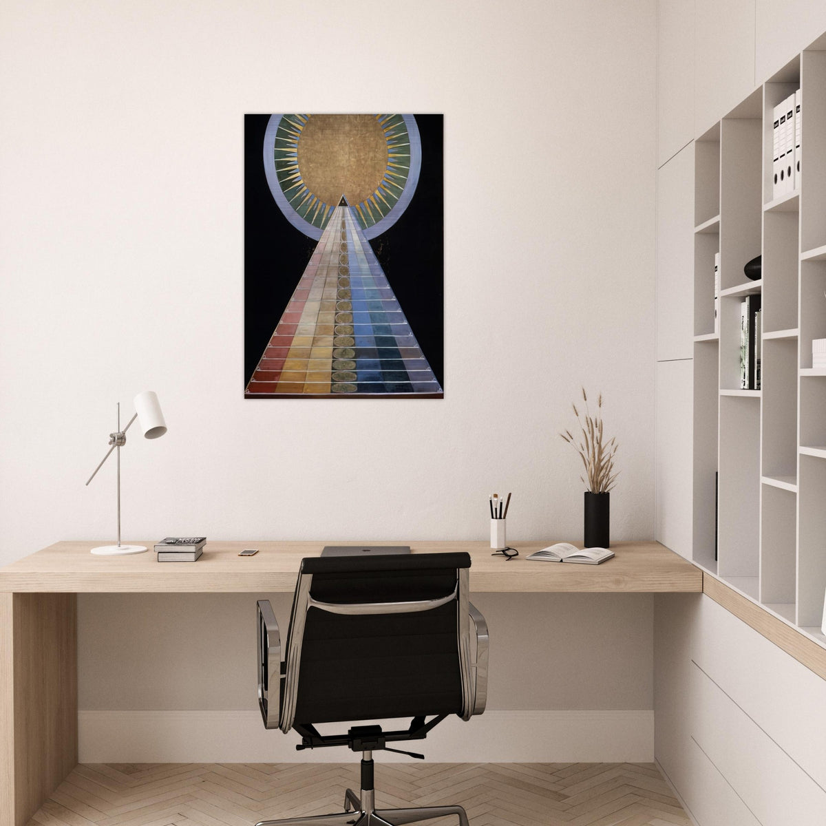 ALTAR PAINTING 1915 - Hilma af Klint Brushed Aluminum Print - 70x100 cm / 28x40 inches | Hilma af Klint Aluminum Print | Hilma af Klint Prints