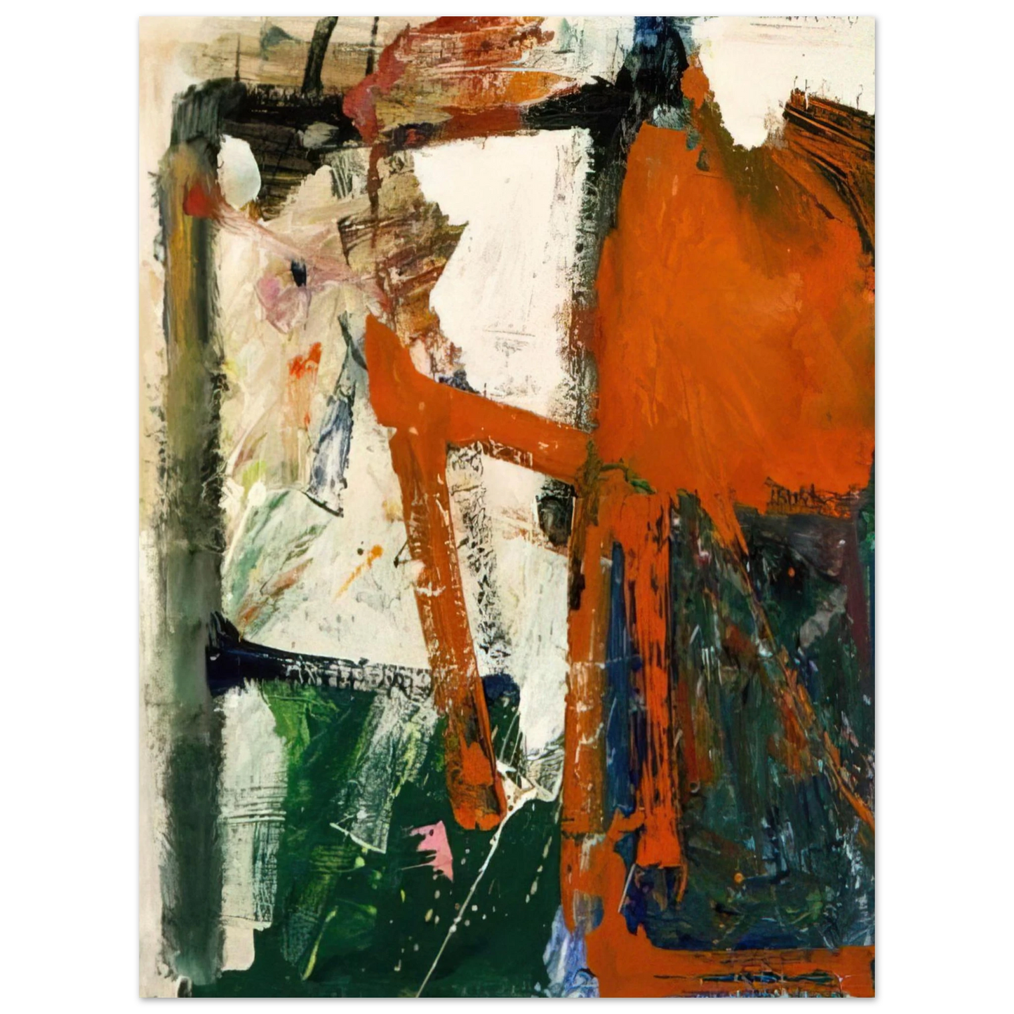 Hassel Smith - Up Mousehole - 1962 75x100 cm / 30x40inches Fine Art Poster