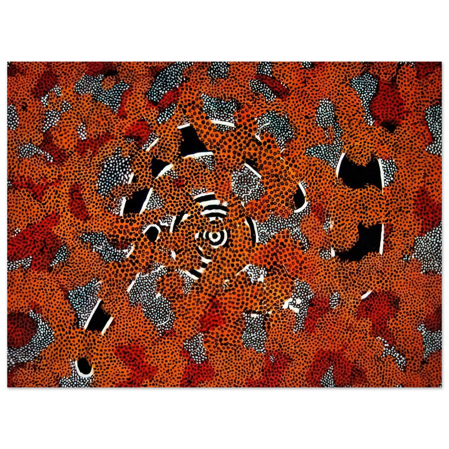 Clifford Possum Tjapaltjarri - Love Sun Dreaming - 1972 75x100 cm / 30x40inches Fine Art Poster