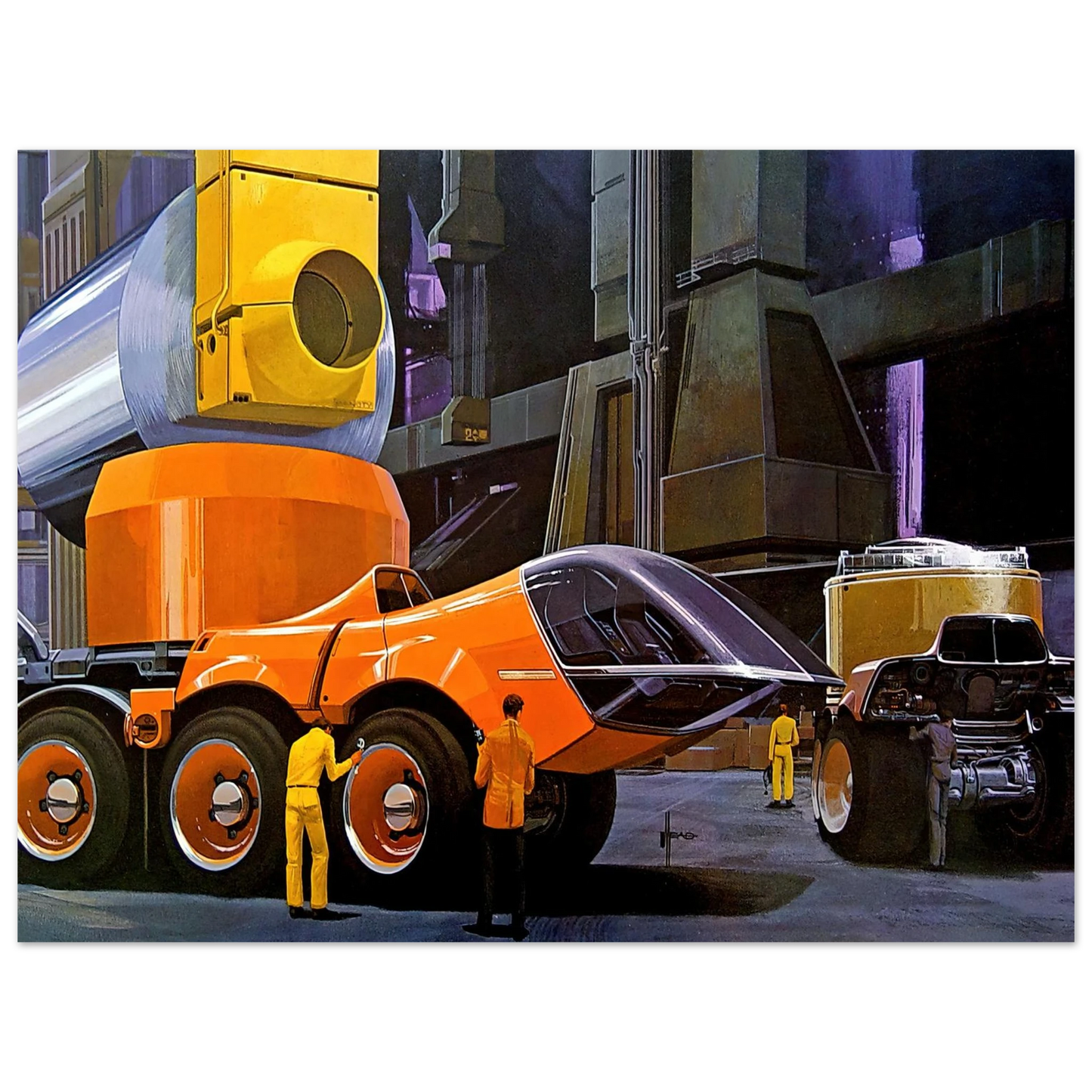 Syd Mead - Syd Mead 75x100 cm / 30x40inches Fine Art Poster