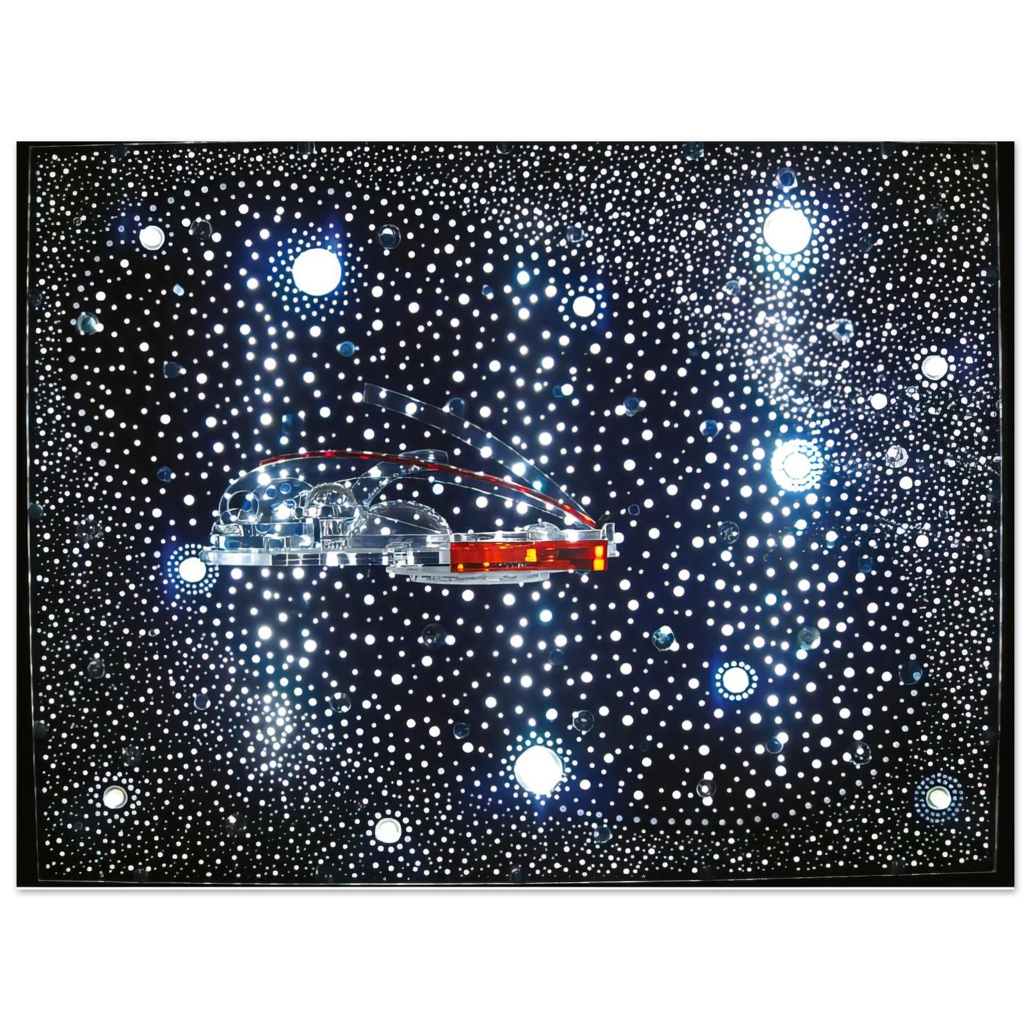 Gyula Kosice - Constellation and Habitat of the Hydrospatial City, - 1973 75x100 cm / 30x40inches Fine Art Poster