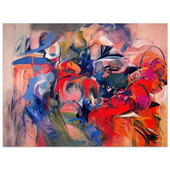 Miriam Schapiro - Fanfare - 1968 75x100 cm / 30x40inches Fine Art Poster