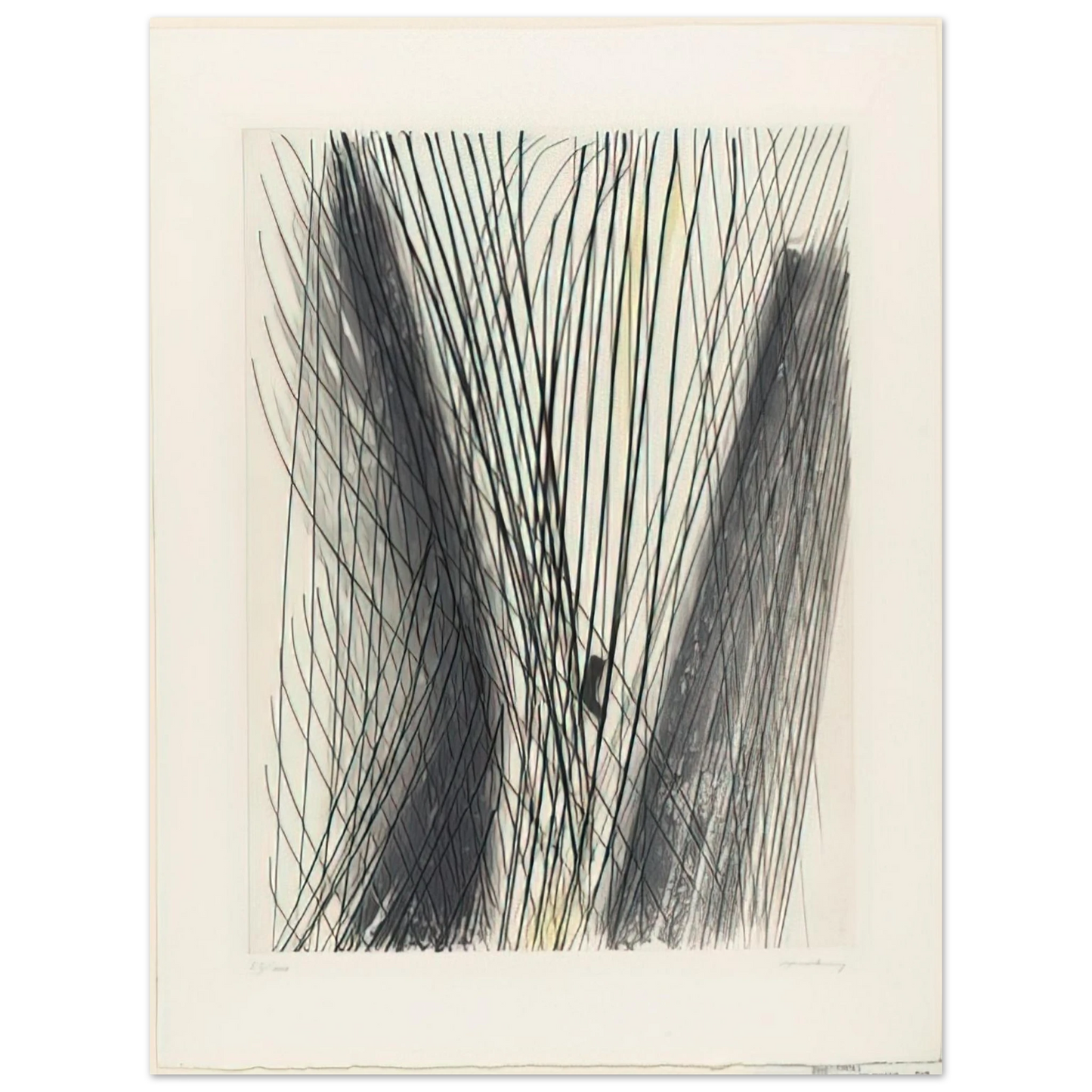 Hans Hartung - #18 - 1953 75x100 cm / 30x40inches Fine Art Poster