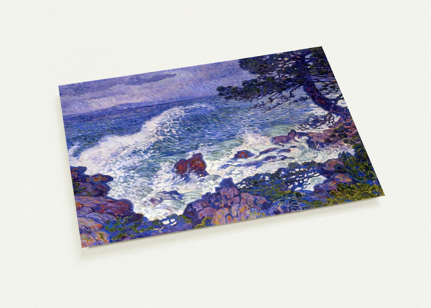 EAST WIND 1904 By Theo van Rysselberghe Pack of 10 Post Cards | Theo van Rysselberghe Post Cards | A6 (10.5 x 14.8 cm) - 4.1 x 5.8 inches
