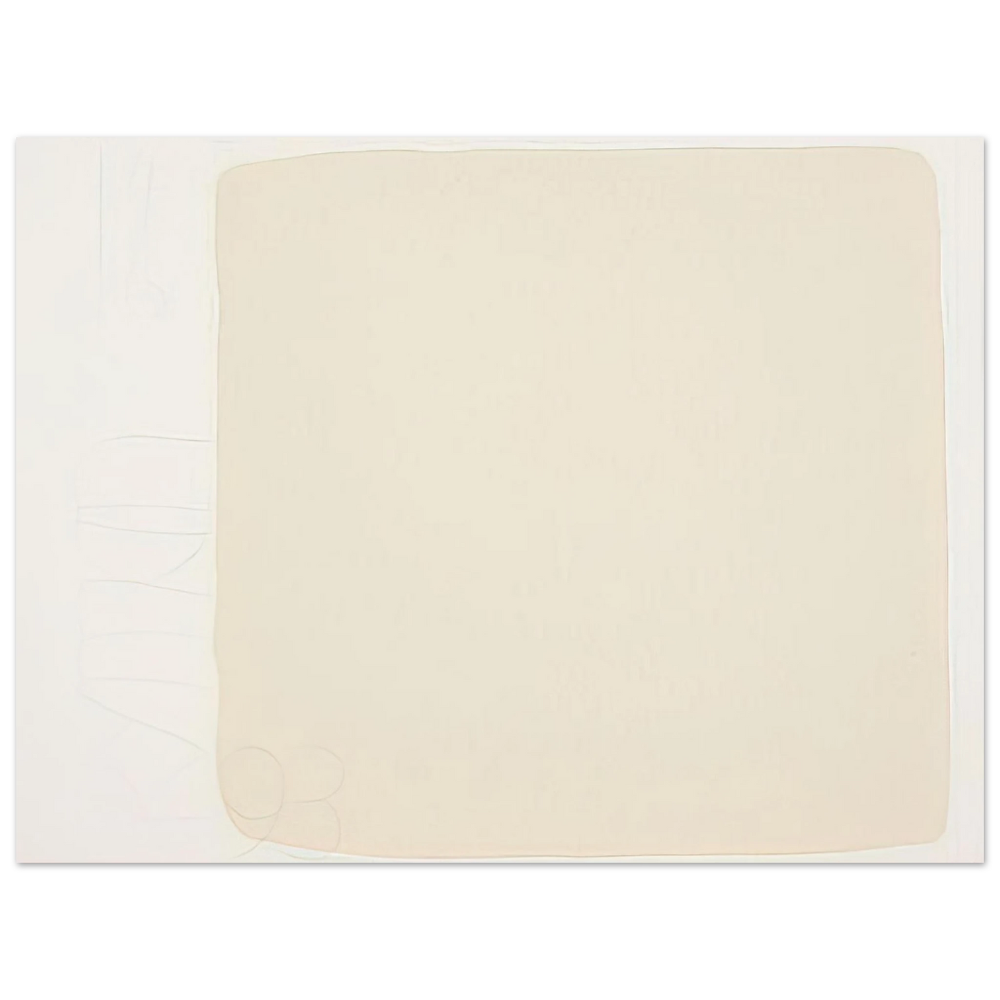 Robert Ryman - Untitled, from BAM III - 1993 75x100 cm / 30x40inches Fine Art Poster