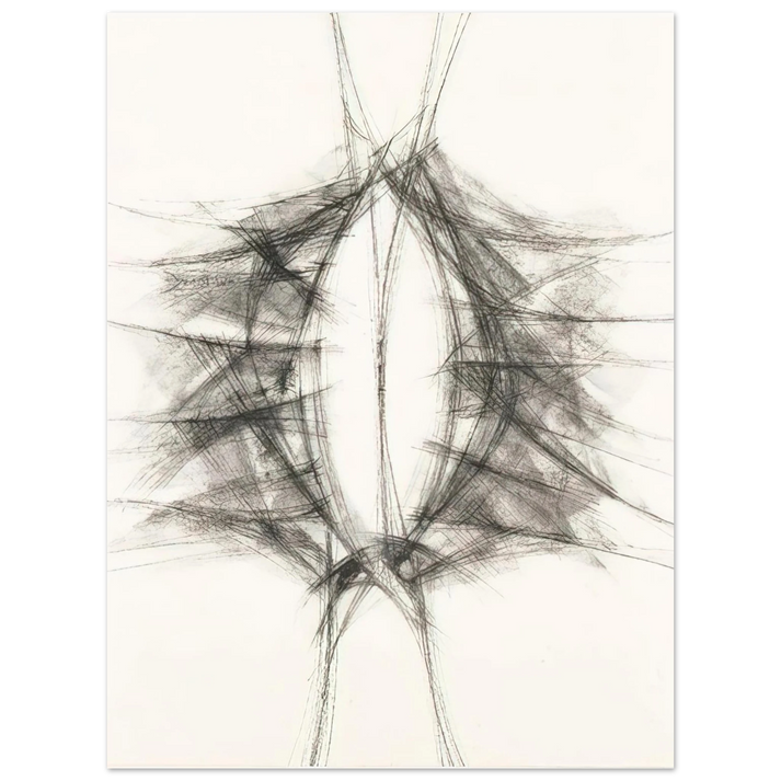 Manuel Rivera - Untitled - Art Informel 75x100 cm / 30x40inches Fine Art Poster