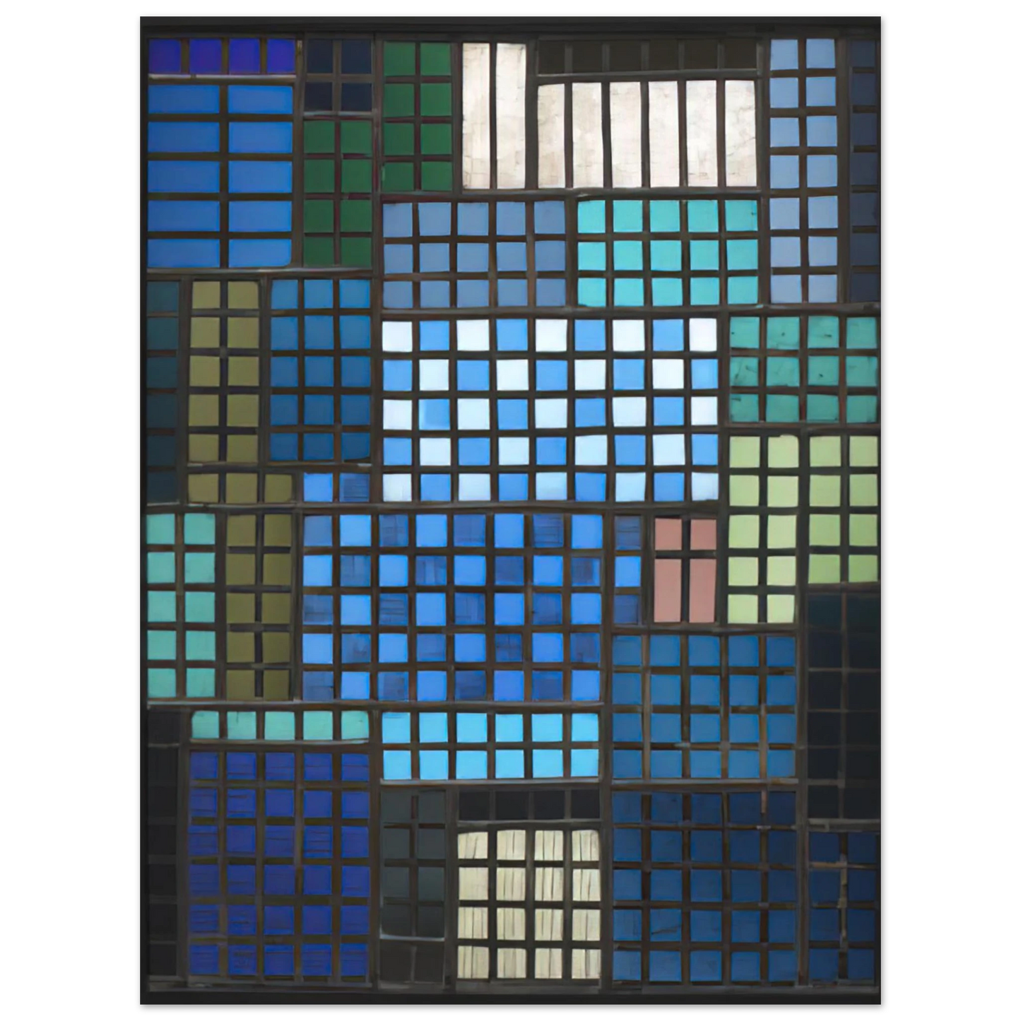 Josef Albers - PARK 1924 75x100 cm / 30x40inches Fine Art Poster