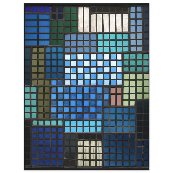 Josef Albers - PARK 1924 75x100 cm / 30x40inches Fine Art Poster
