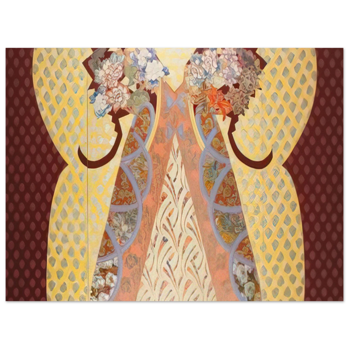 Miriam Schapiro - Royal Presence - 1982 75x100 cm / 30x40inches Fine Art Poster