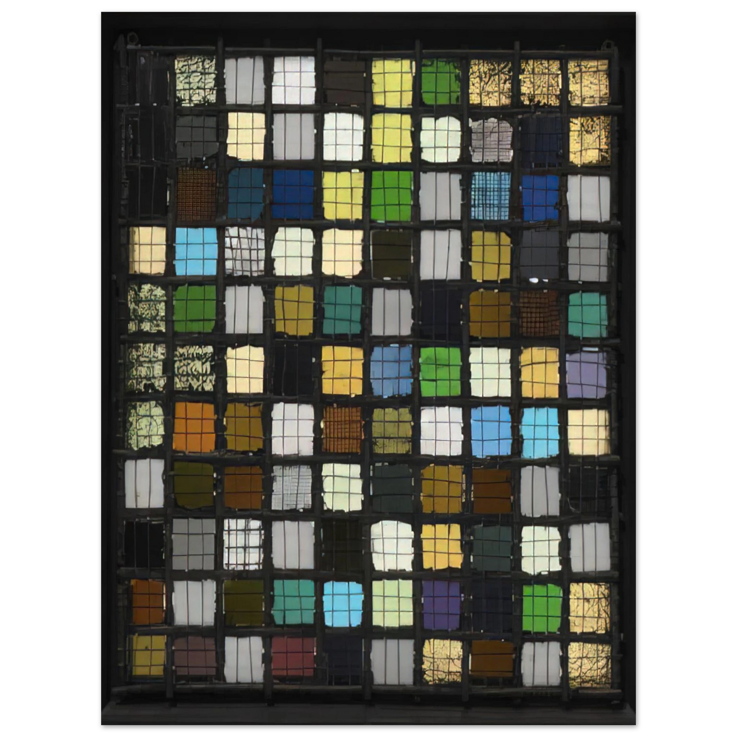 Josef Albers - GRID MOUNTED 1921 75x100 cm / 30x40inches Fine Art Poster
