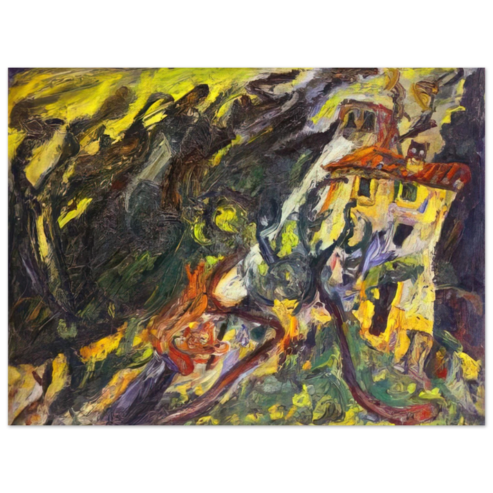 Chaim Soutine - GORGE DE LOUP SUR VENCE 75x100 cm / 30x40inches Fine Art Poster