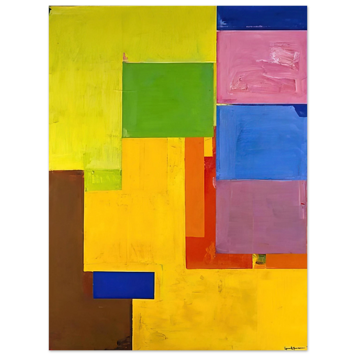 Hans Hofmann - Veluti in Speculum 75x100 cm / 30x40inches Fine Art Poster