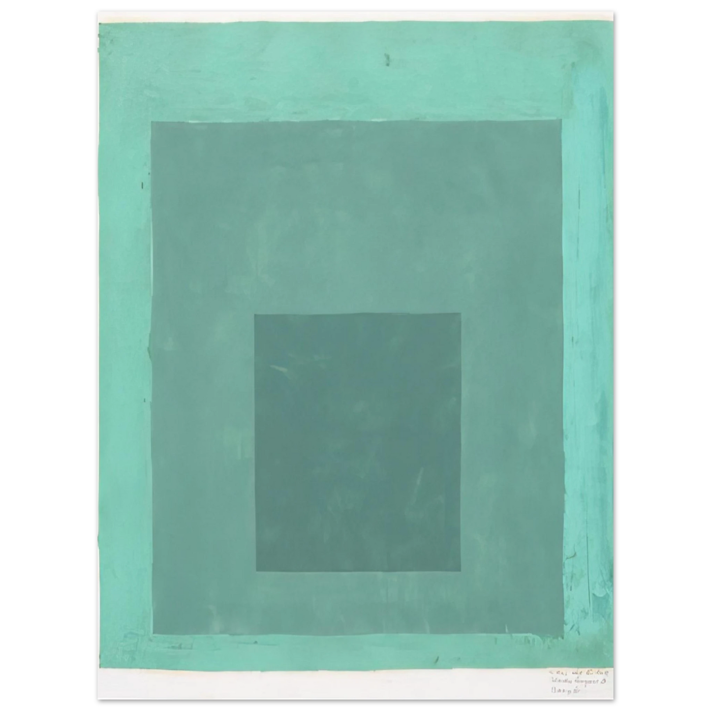 Josef Albers - STUDY FOR HOMAGE TO THE SQUARE 1 75x100 cm / 30x40inches Fine Art Poster