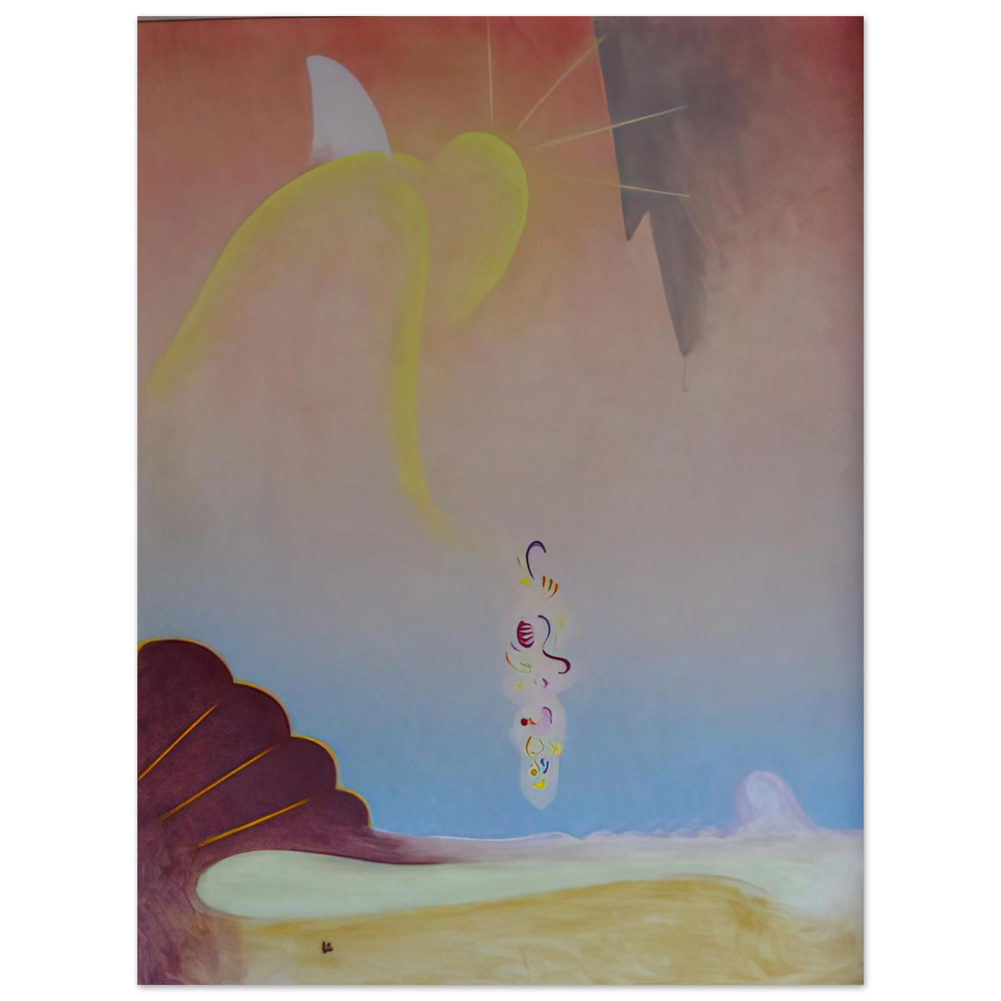 Agnes Lawrence Pelton - First Spring Garland - Precisionism 75x100 cm / 30x40inches Fine Art Poster