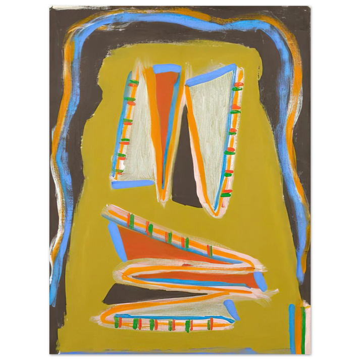 Betty Parsons - Indian Writhing - 1977 75x100 cm / 30x40inches Fine Art Poster