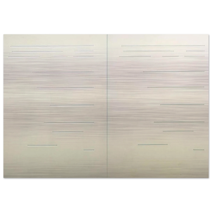Second Spread - 1966 - Mark Lancaster Brushed Aluminum Print - 70x100 cm / 28x40 inches | Mark Lancaster Aluminum Print | Mark Lancaster Prints