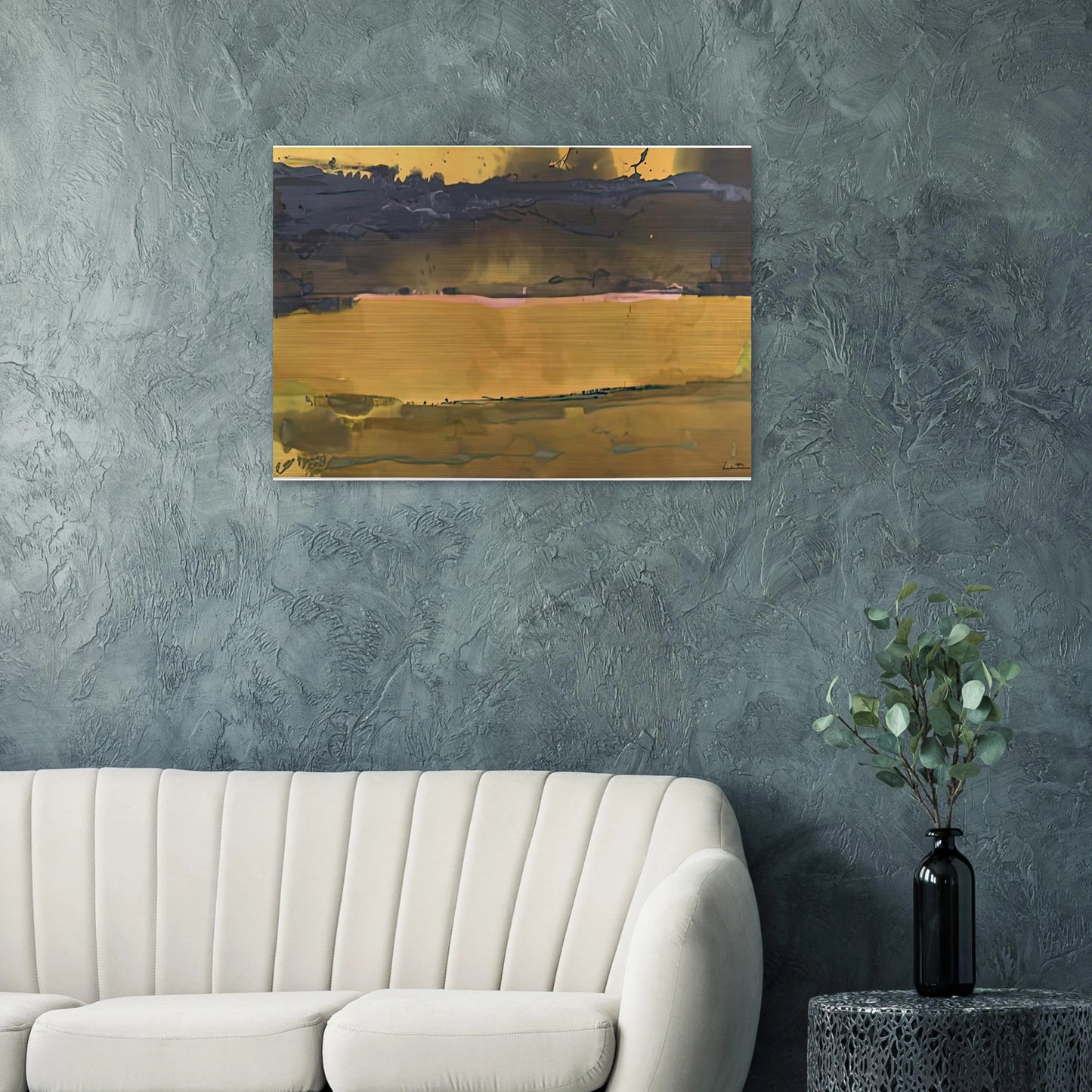 Shippan October, 1981- - Helen Frankenthaler Brushed Aluminum Print - 70x100 cm / 28x40 inches | Helen Frankenthaler Aluminum Print | Helen Frankenthaler Prints