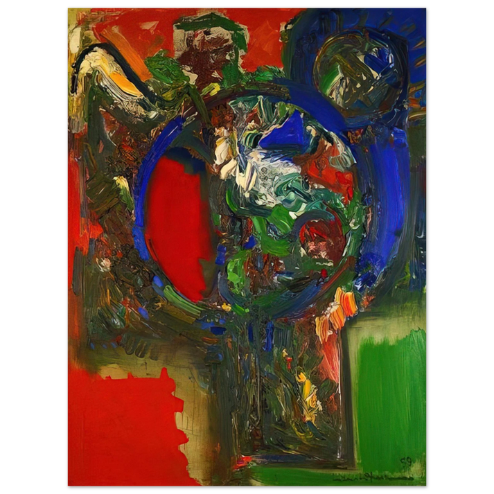 Hans Hofmann - The Bouquet 75x100 cm / 30x40inches Fine Art Poster