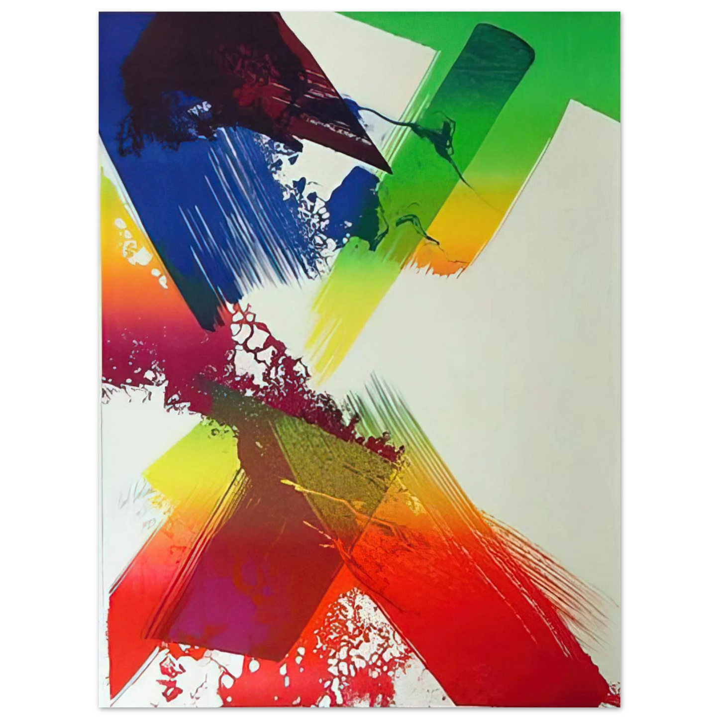 Paul Jenkins - Untitled - Abstract Expressionism, Lyrical Abstraction 75x100 cm / 30x40inches Fine Art Poster